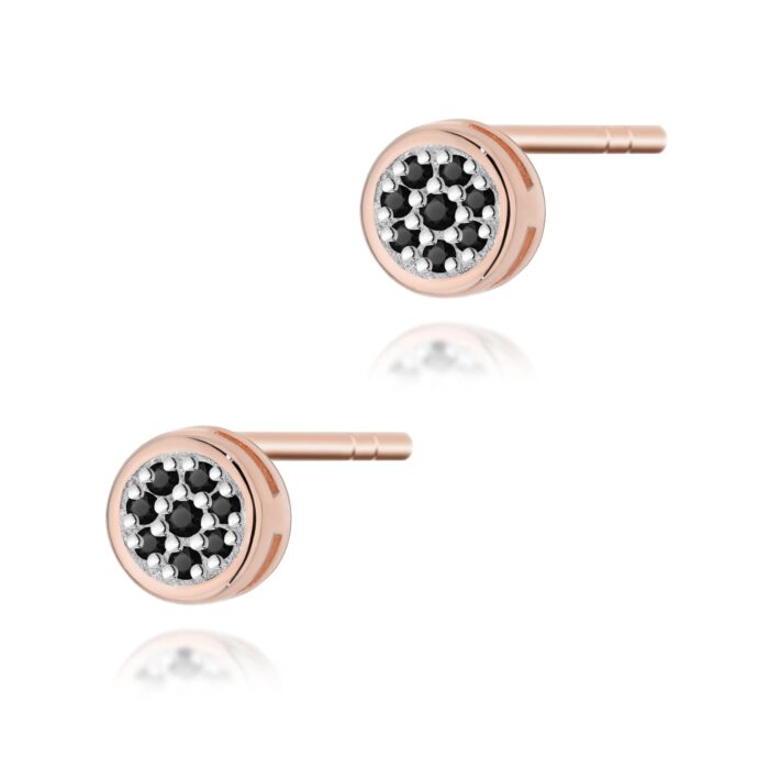Cercei Aur 14K K0041 Diamante Negre - Imagine 3