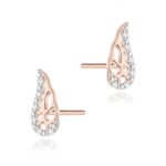 Cercei Aur 14K cu Diamante Naturale 0.06 ct - Imagine 5