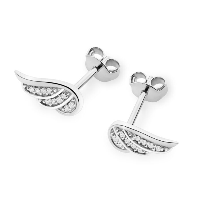 Cercei Aur 14K cu Diamante Naturale 0.10 ct - Imagine 4