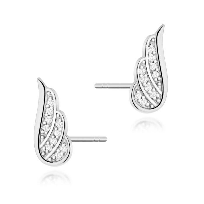 Cercei Aur 14K cu Diamante Naturale 0.10 ct - Imagine 3
