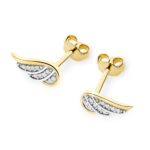 Cercei Aur 14K cu Diamante Naturale 0.10 ct - Imagine 2