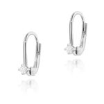 Cercei Aur 14K cu Diamante 0.14 ct - Imagine 3