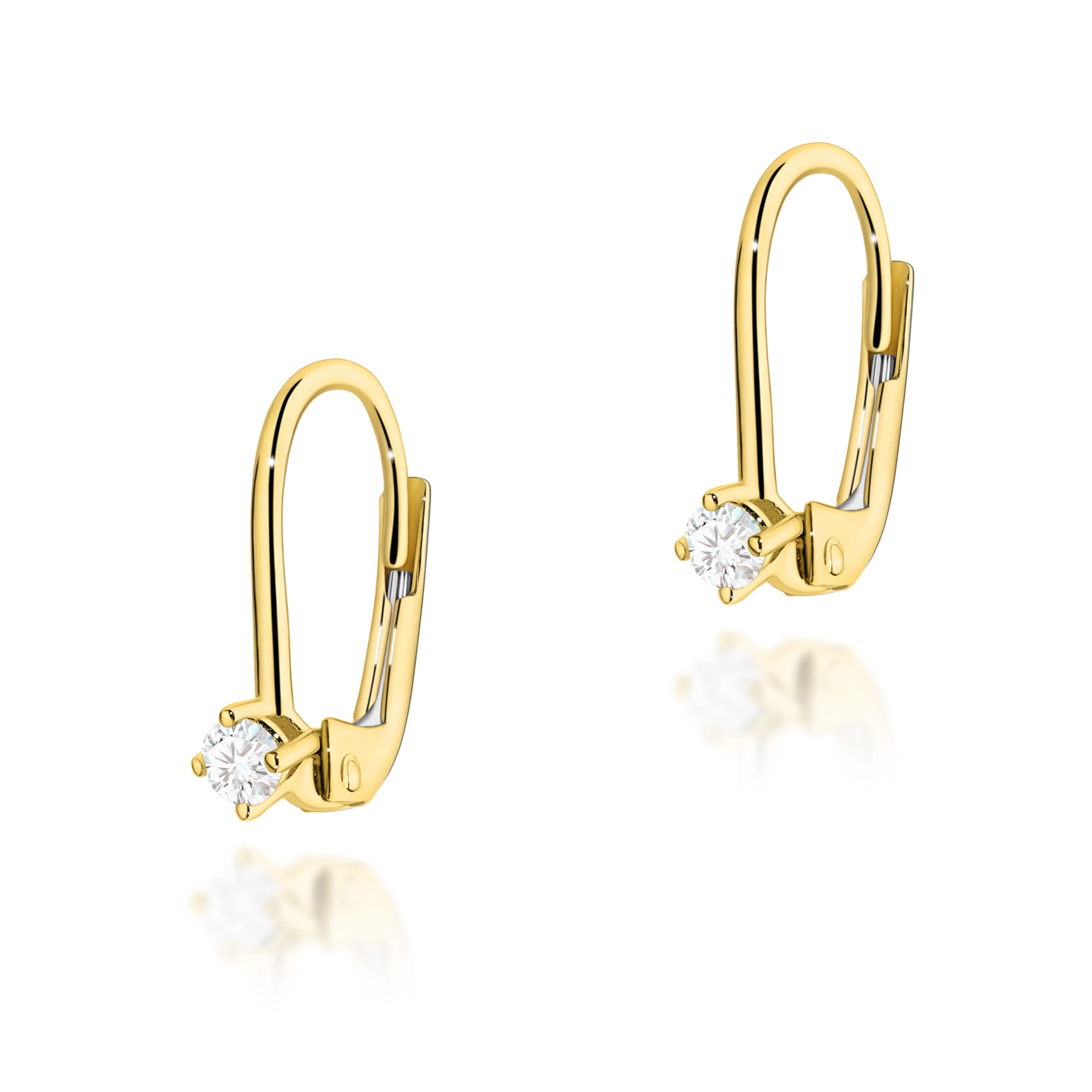 K0057.Z3.DIW_.04_1.jpg Cercei Aur 14K cu Diamant 0.08ct - Imagine 1