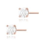 Cercei Aur 14K cu Diamante Naturale 0.16 ct - Imagine 5