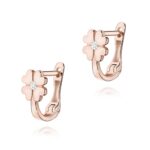 Cercei Aur 14K cu Diamante Naturale  0.06 ct - Imagine 3