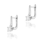 Cercei Aur 14K cu Diamante 0.16 ct - Imagine 3