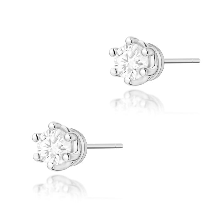 Cercei Aur 14K cu Diamante 0.30 ct - Imagine 3