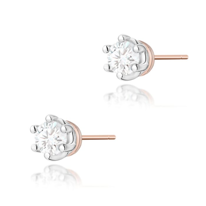 Cercei Aur 14K cu Diamante 0.30 ct - Imagine 5