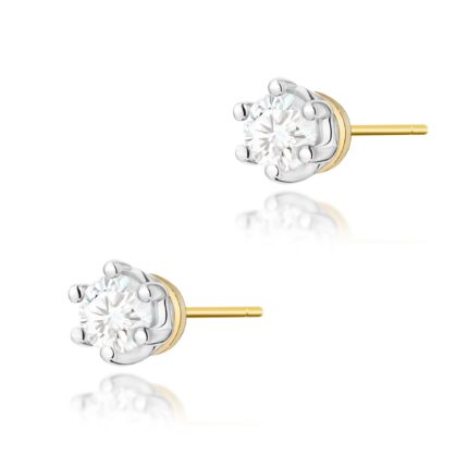 Cercei Aur 14K cu Diamante 0.30 ct