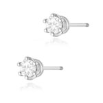 Cercei Aur 14K cu Diamante Naturale 0.80 ct - Imagine 4