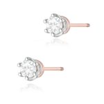 Cercei Aur 14K cu Diamante Naturale 0.80 ct - Imagine 7
