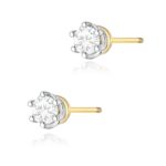 Cercei Aur 14K cu Diamante Naturale 0.80 ct