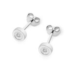 Cercei Aur 14K cu Diamante Naturale 0.029 ct - Imagine 5