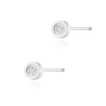 Cercei Aur 14K cu Diamante Naturale 0.029 ct - Imagine 4