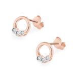 Cercei Aur 14K cu Diamante Naturale 0.052 ct - Imagine 8