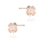 Cercei Aur 14K cu Diamante Naturale 0.01 ct - Imagine 7