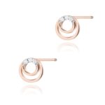 Cercei Aur 14k cu Diamante Naturale 0.03 ct - Imagine 5