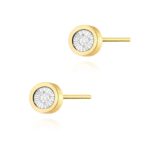 Cercei Aur 14K cu Diamante 0.16 ct