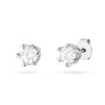 Cercei Aur 14K cu Diamante de Laborator 0.60 ct - Imagine 3