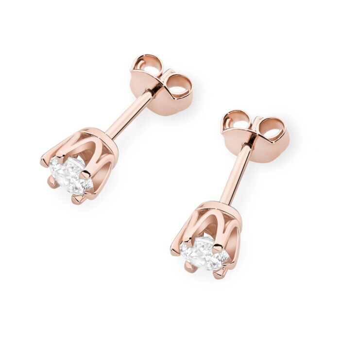 Cercei Aur 14K cu Diamante Naturale 0.60 ct - Imagine 6
