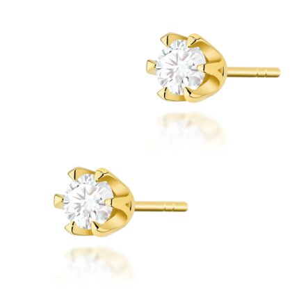 Cercei Aur 14K cu Diamante Naturale 0.60 ct
