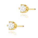 Cercei Aur 14K cu Diamante Naturale 0.60 ct