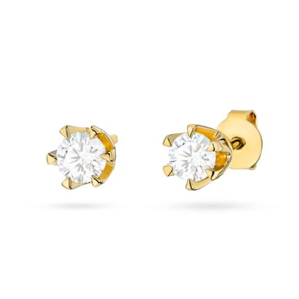 Cercei Aur 14K cu Diamante de Laborator 0.60 ct
