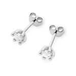 Cercei Aur 14K cu Diamante Naturale 0.30 ct - Imagine 3