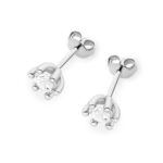 Cercei Aur 14K cu Diamante Naturale 0.60 ct - Imagine 5