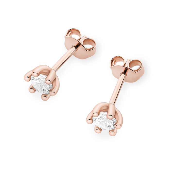 Cercei Aur 14K cu Diamante Naturale 0.30 ct - Imagine 6