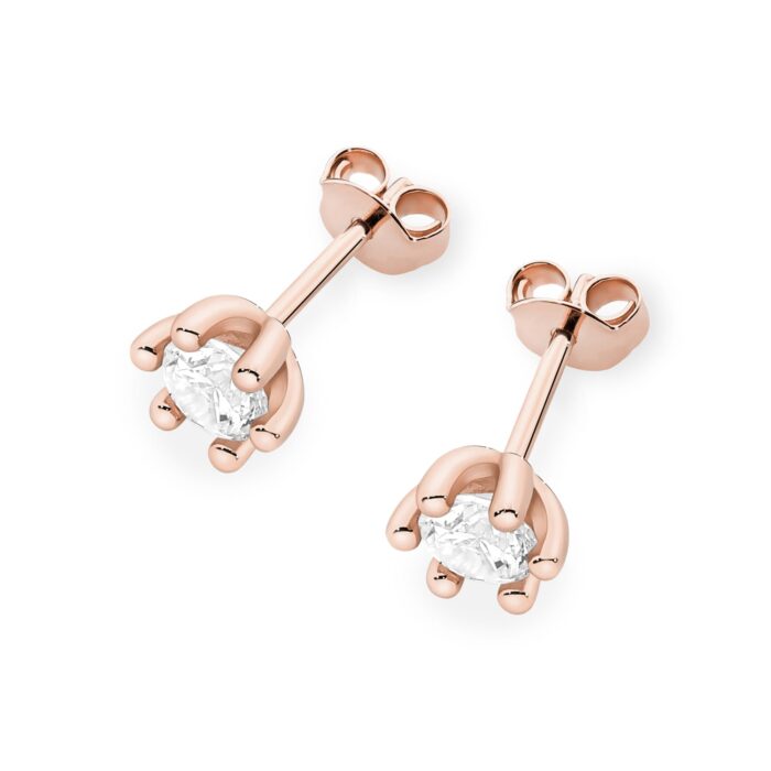 Cercei Aur 14K cu Diamante Naturale 0.60 ct - Imagine 8