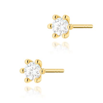 Cercei Aur 14K cu Diamante Naturale 0.30 ct