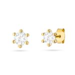 Cercei Aur 14K cu Diamante de Laborator 0.60 ct