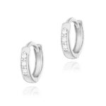 Cercei Aur 14K cu Diamante Naturale 0.09 ct - Imagine 3