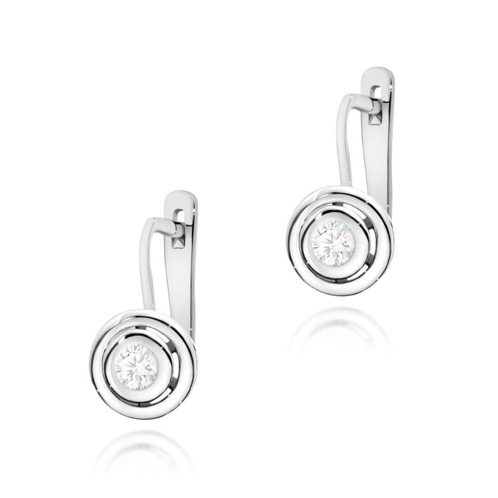 Cercei Aur 14K cu Diamante 0.20 ct - Imagine 4