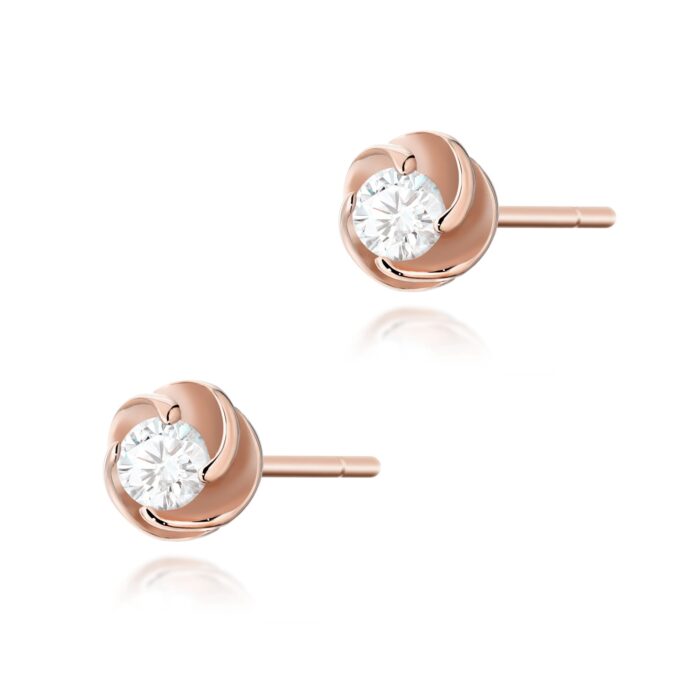 Cercei Aur 14K cu Diamante Naturale 0.16 ct - Imagine 7