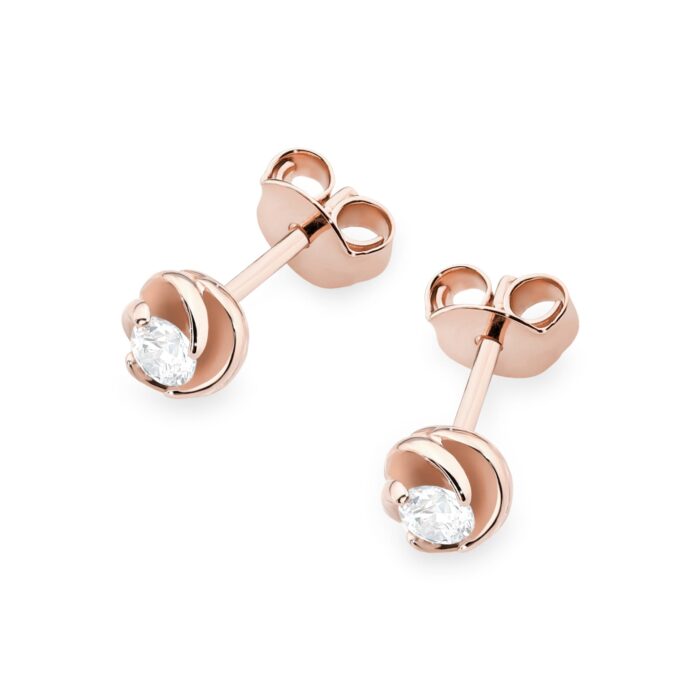Cercei Aur 14K cu Diamante Naturale 0.20 ct - Imagine 9