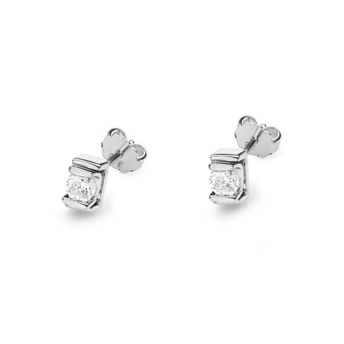 Cercei Aur 14K cu Diamant 0.20 ct - Imagine 6