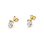 Cercei Aur 14K cu Diamant 0.20 ct - Imagine 2
