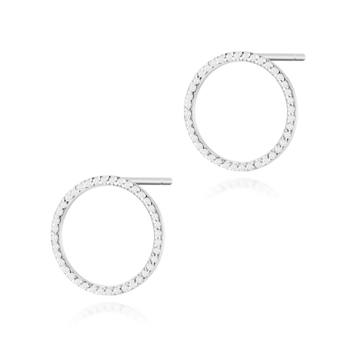 Cercei Aur 14K cu Diamante  Naturale 0.40 ct - Imagine 7