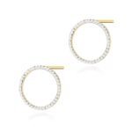 Cercei Aur 14K cu Diamante  Naturale 0.40 ct