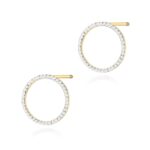 Cercei Aur 14K cu Diamante  Naturale 0.40 ct