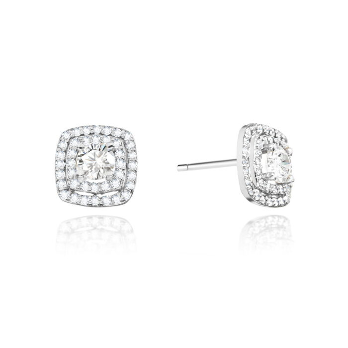 Cercei Aur 14K cu Diamante 1.00 ct - Imagine 4