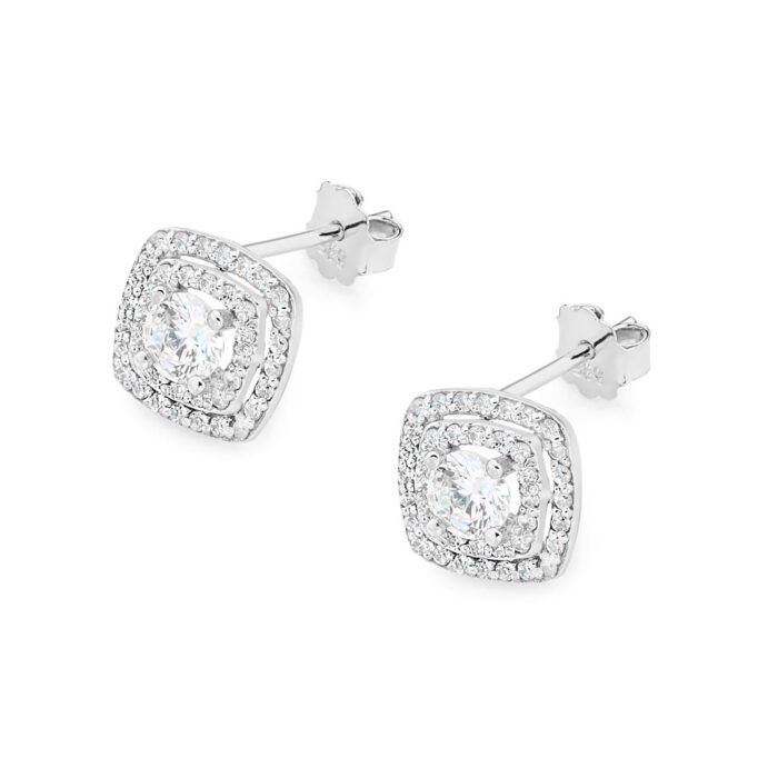 Cercei Aur 14K cu Diamante 1.00 ct - Imagine 5