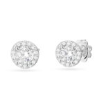 Cercei Aur 14K cu Diamante de Laborator 1.24 ct - Imagine 3