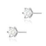 Cercei Aur 14K K0575 Diamant 2 x 1.00ct - Imagine 7