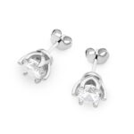 Cercei Aur 14K K0575 Diamant 2 x 1.00ct - Imagine 8