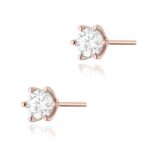 Cercei Aur 14K K0575 Diamant 2 x 1.00ct - Imagine 4