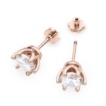 Cercei Aur 14K K0575 Diamante 2 x 1.00ct - Imagine 5