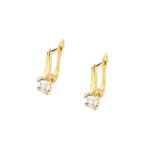 Cercei Aur 14K cu Diamante 0.16 ct